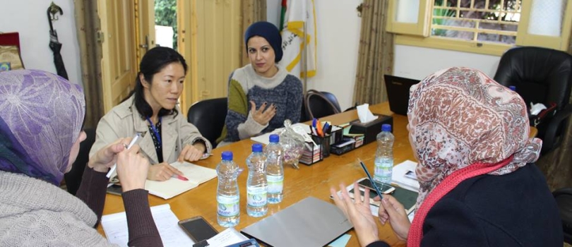  A delegation from UNDP visits Aisha association