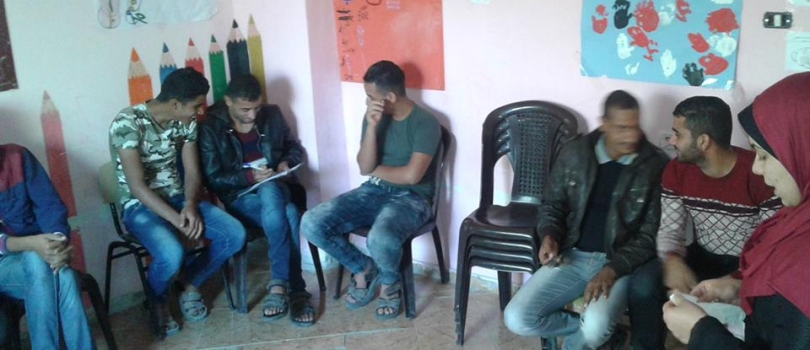 Community awareness workshops on youth’s community and civic participation in Rafah - Al-Shoka Area