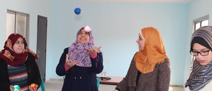 Opening of "Yoga and social circus training"